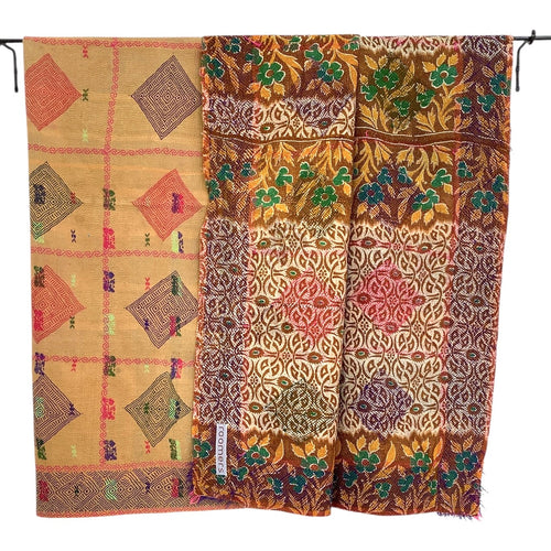 kantha quilt - saritæppe - 2.3 x 1.4 M. No 124