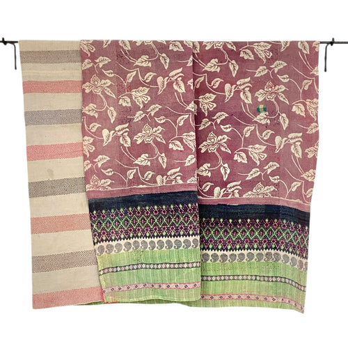 kantha quilt - saritæppe - 2.2 x 1.4 M. No 132