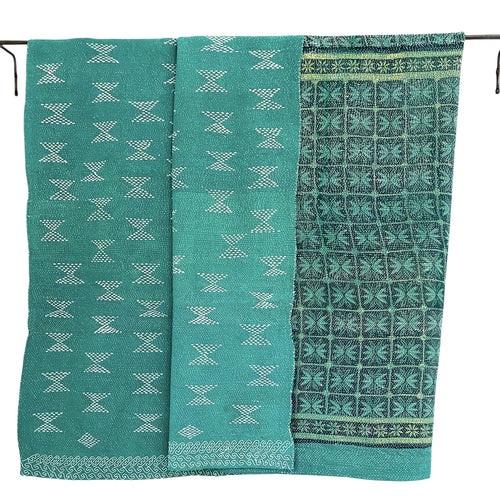kantha quilt - saritæppe - 2.2 x 1.5 M. No 133