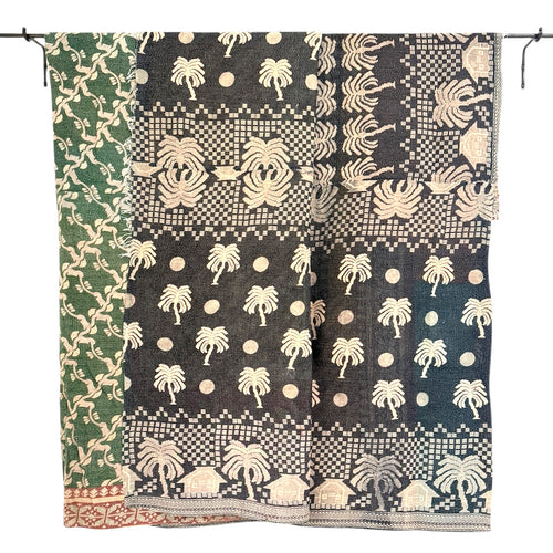 kantha quilt - saritæppe - 2.2 x 1.6 M. No 138