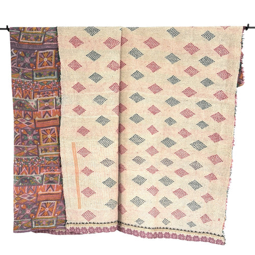 kantha quilt - saritæppe - 2.1 x 1.4 M. No 144