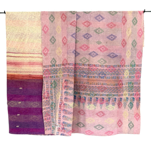kantha quilt - saritæppe - 2.2 x 1.5 M. No 145