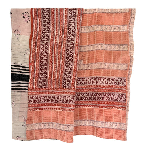 kantha quilt - saritæppe - 2 x 1.3 M. No 26