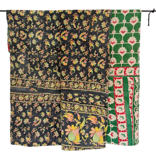 kantha quilt - saritæppe - 2.1 x 1.4 M. No 27