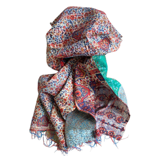 Silke kantha tørklæde no 19 - small