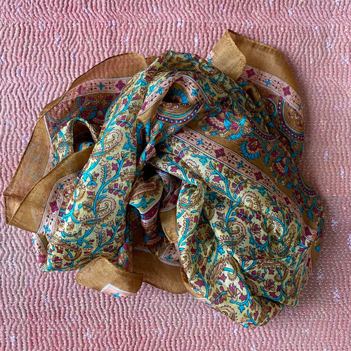 silk scarf long no 24 - 1.8 x 0.5 m.