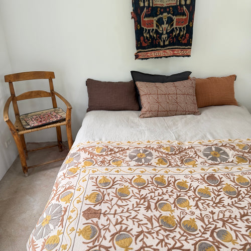 Suzani cotton throw No 11 - 2 x 1.5 M