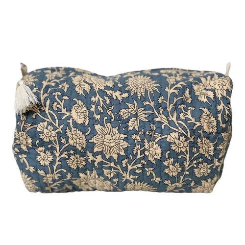 Toilettaske Indigo Flower - Medium