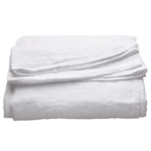 Stort sengetæppe hvid - 3.2 x 2.7 m.