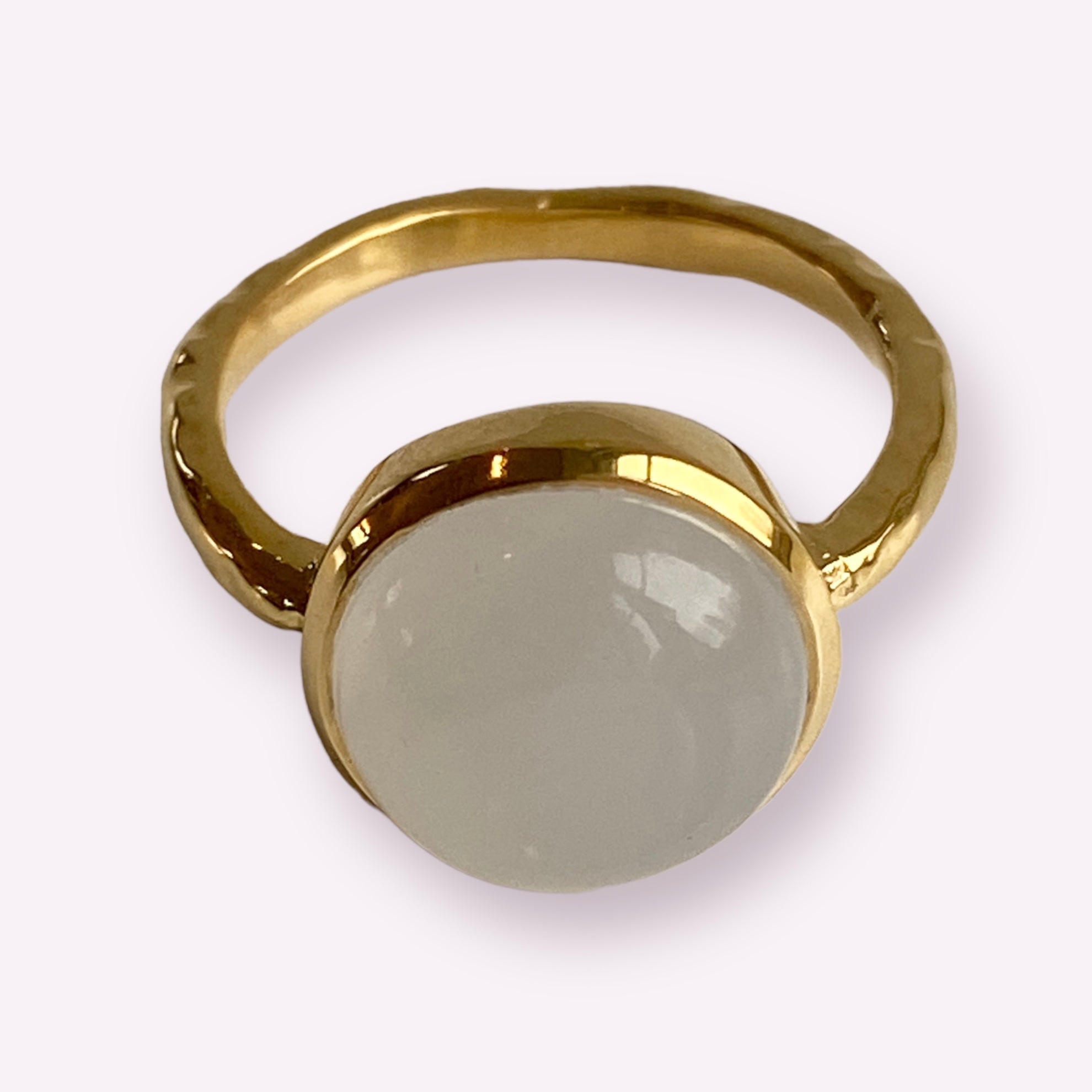 Ring white goldplated -S